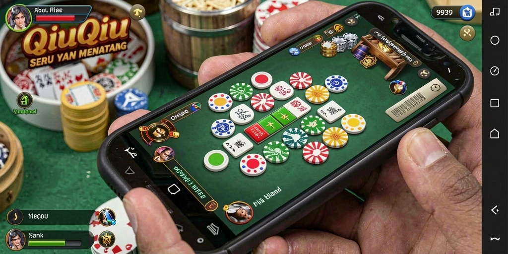 Tampilan seru gameplay QiuQiu di 9939 yang menegangkan.