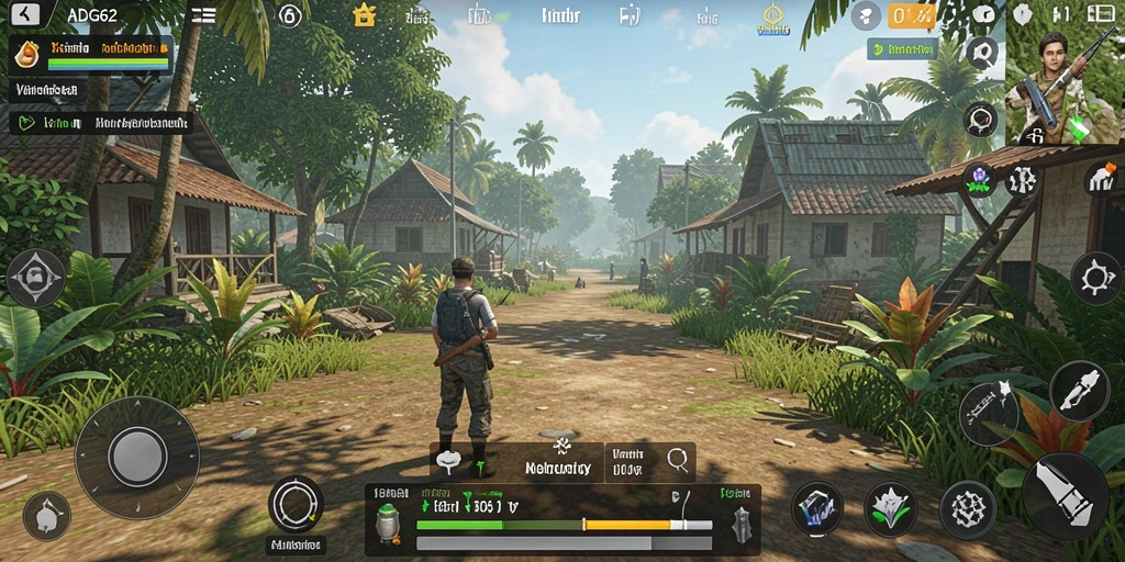 Tampilan gameplay ADG62 yang menarik dan interaktif.