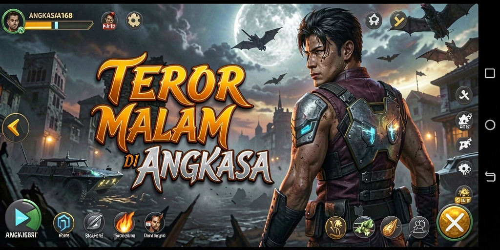 Gameplay menegangkan ANGKASA168 dengan suasana Horror yang mencekam.