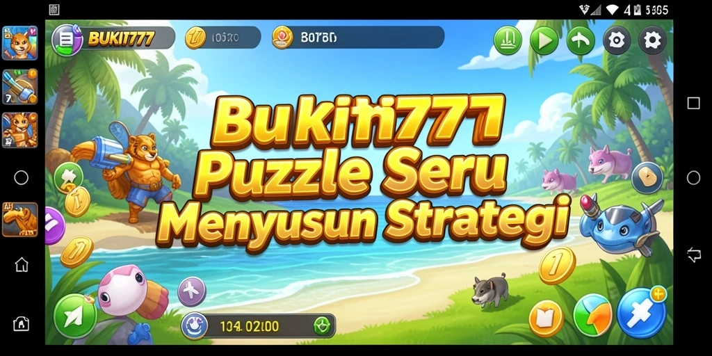 Tangkapan layar gameplay BUKIT777 yang menunjukkan tantangan Puzzle yang menarik.