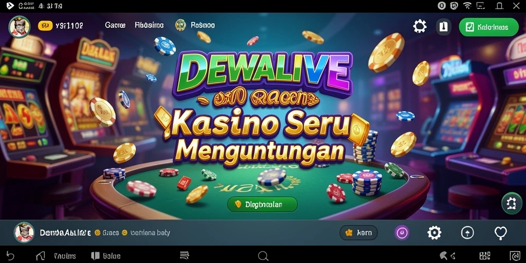 Tampilan gameplay DEWALIVE yang menarik dan mendebarkan.