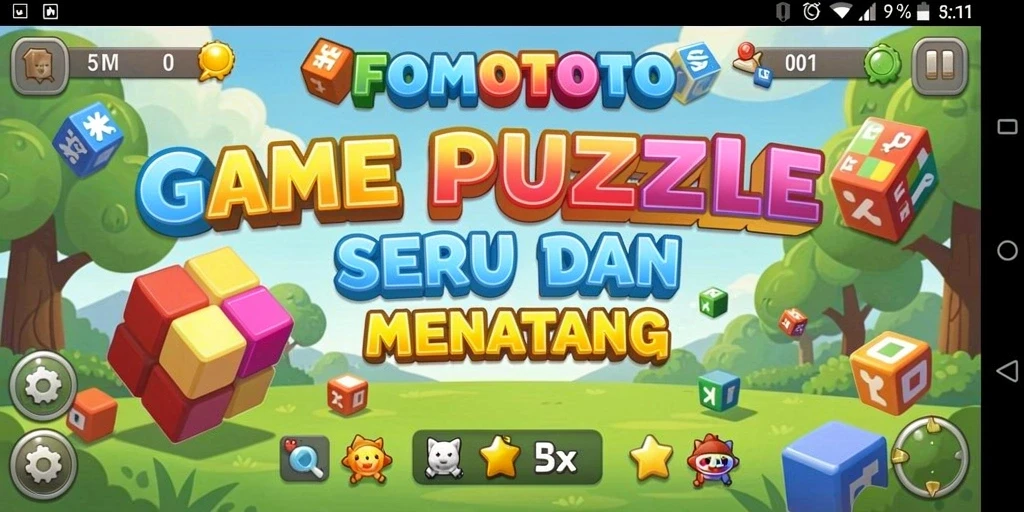 Tampilan screenshot gameplay FOMOTOTO yang menarik dan penuh tantangan.