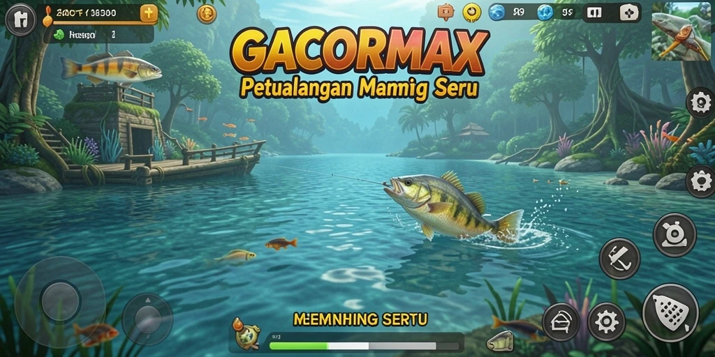 Tangkapan ikan besar dalam gameplay GACORMAX yang menegangkan.