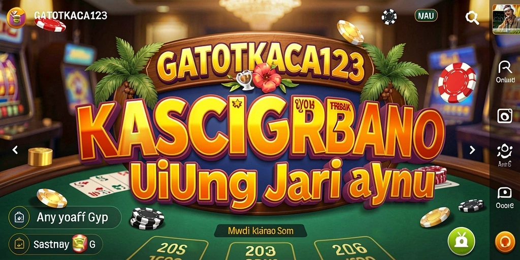 Tampilan screenshot GATOTKACA123 menampilkan gameplay Kasino yang seru.