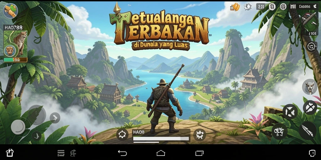 Tampilan gameplay <strong>HAO788</strong> dalam dunia Open World yang luas.