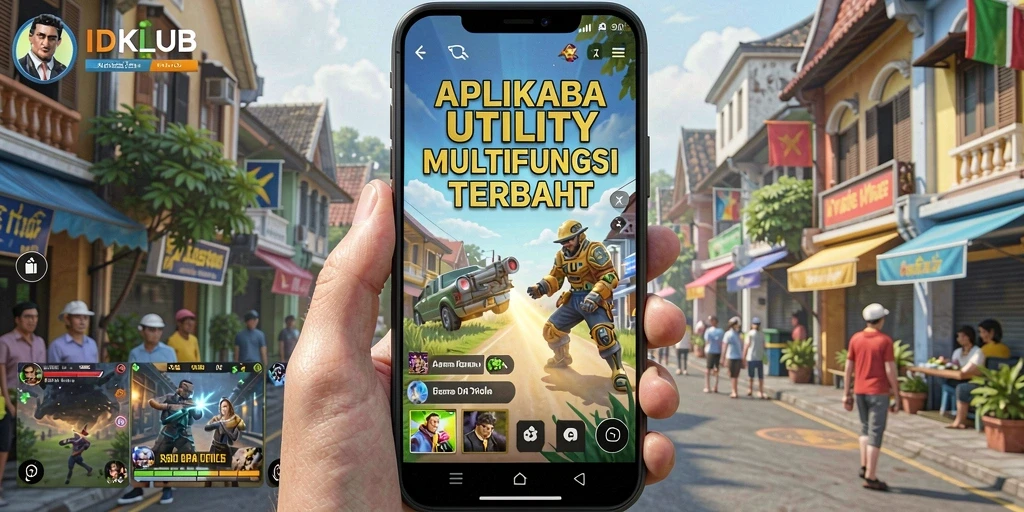 Tampilan antarmuka IDKLUB yang sederhana dan fungsional.