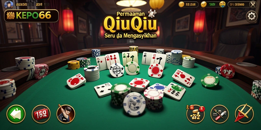 Tampilan gameplay QiuQiu yang mengasyikkan di KEPO66.