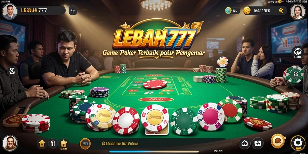 Screenshot permainan Poker yang menampilkan aksi seru dan gameplay menarik.