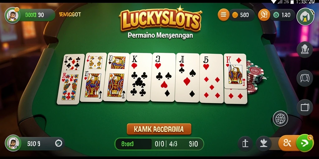 Tampilan gameplay menarik dari LUCKYSLOTS yang penuh warna.