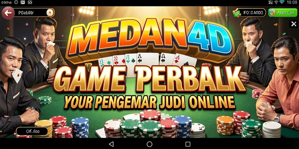 Tampilan screenshot <strong>MEDAN4D</strong> menampilkan aksi seru dalam permainan poker.