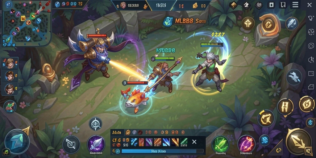 Tampilan gameplay <strong>MLBB8</strong> yang menampilkan aksi memancing seru dan menantang.
