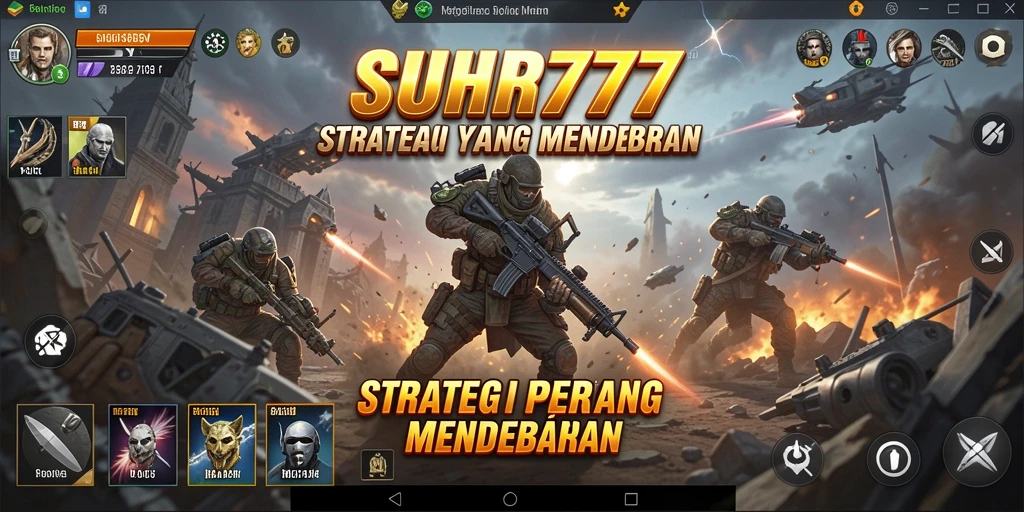 Tangkapan layar menunjukkan pertempuran taktis yang intens di SUHU777.