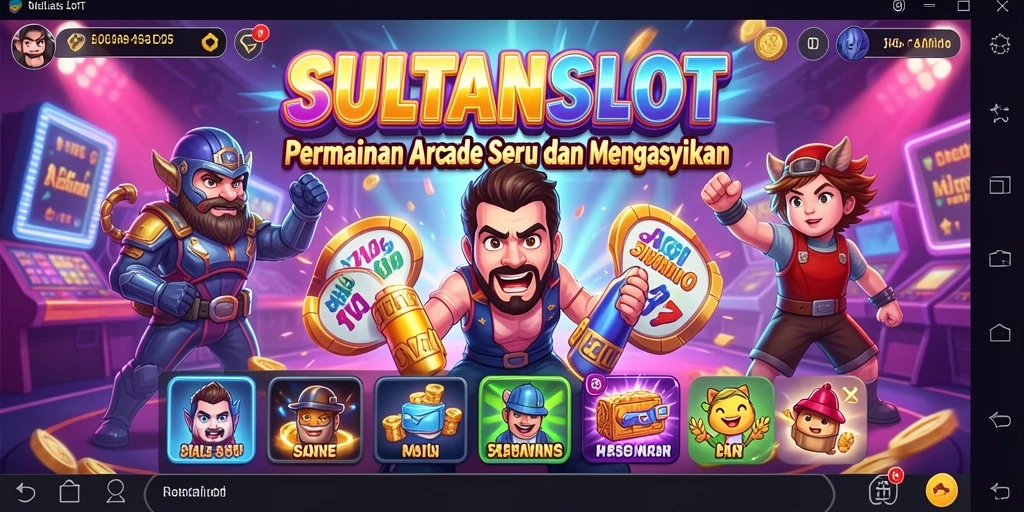 Tampilan menarik dari gameplay SULTANSLOT dengan aksi arcade yang seru.