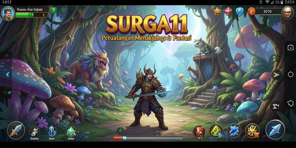 Tangkapan layar gameplay SURGA11 menunjukkan aksi petualangan yang mendebarkan dan visual yang memukau.