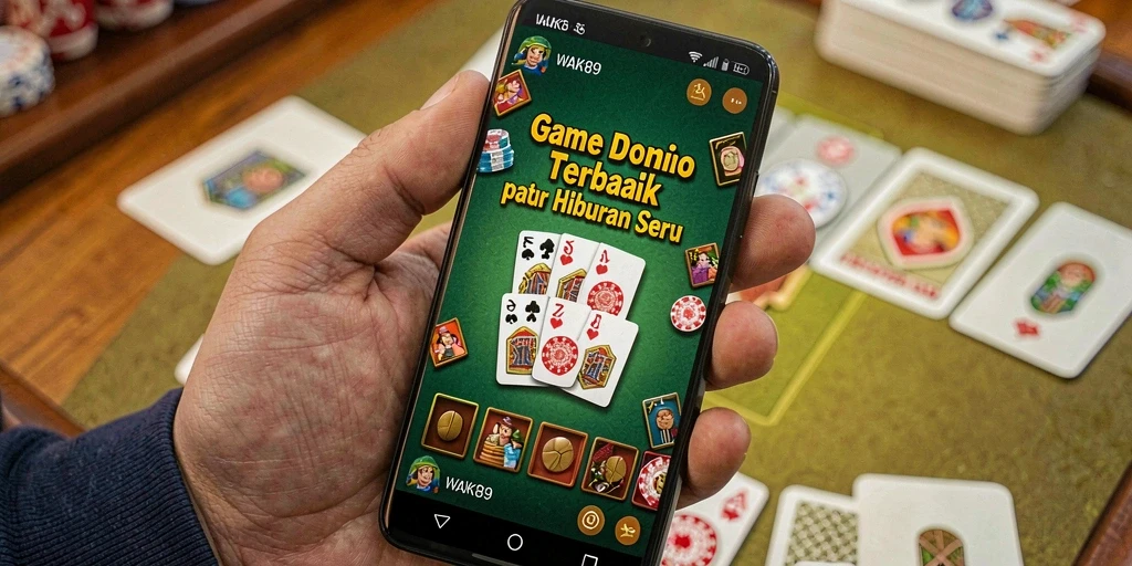 Tampilan gameplay seru dari WAK89 dalam permainan Domino.