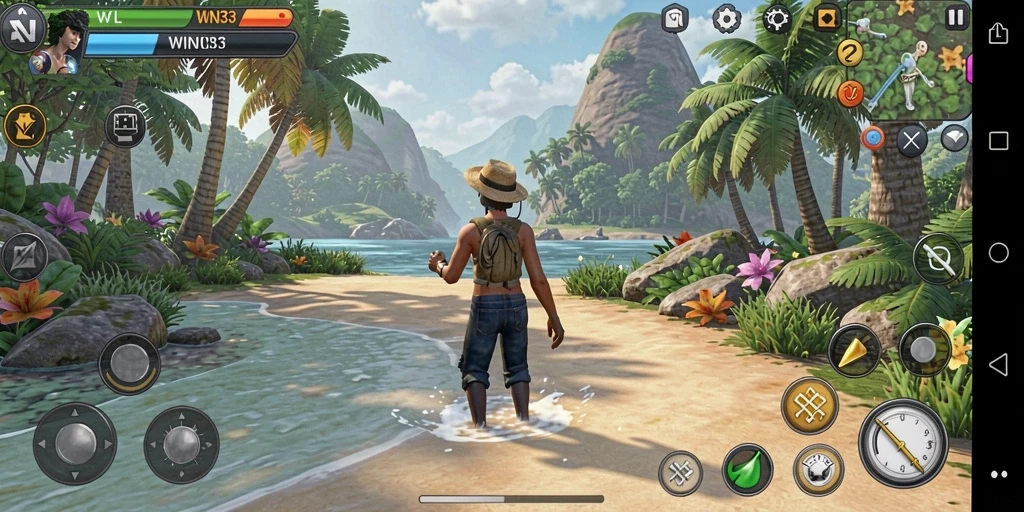 Screenshot menunjukkan keseruan gameplay WIN33 yang penuh warna.
