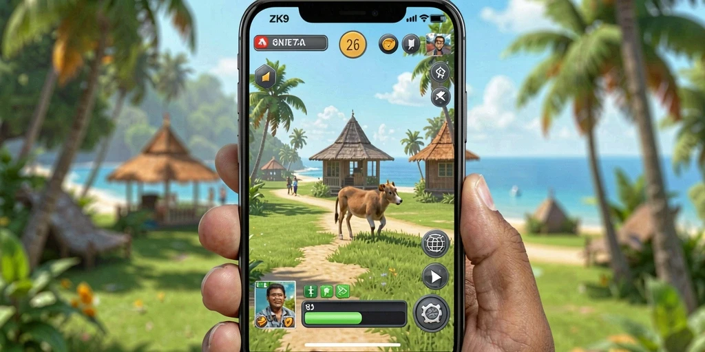 Tangkapan layar ZK9 menunjukkan gameplay menarik dan menantang.